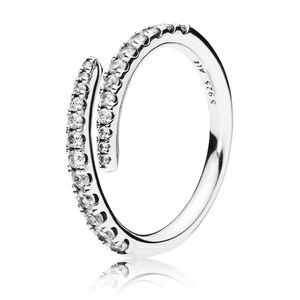 Pandora silver diamond ring